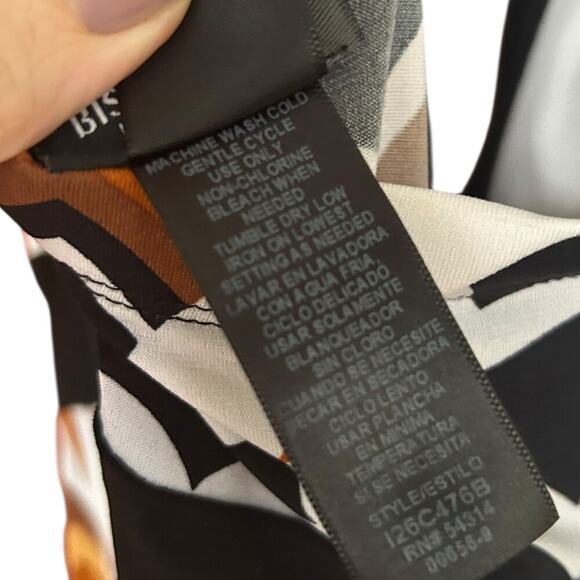 Vintage Bisou Bisou Michele Bohbot Y2K 90s Halter Maxi Dress Size 6 - Picture 5 of 6